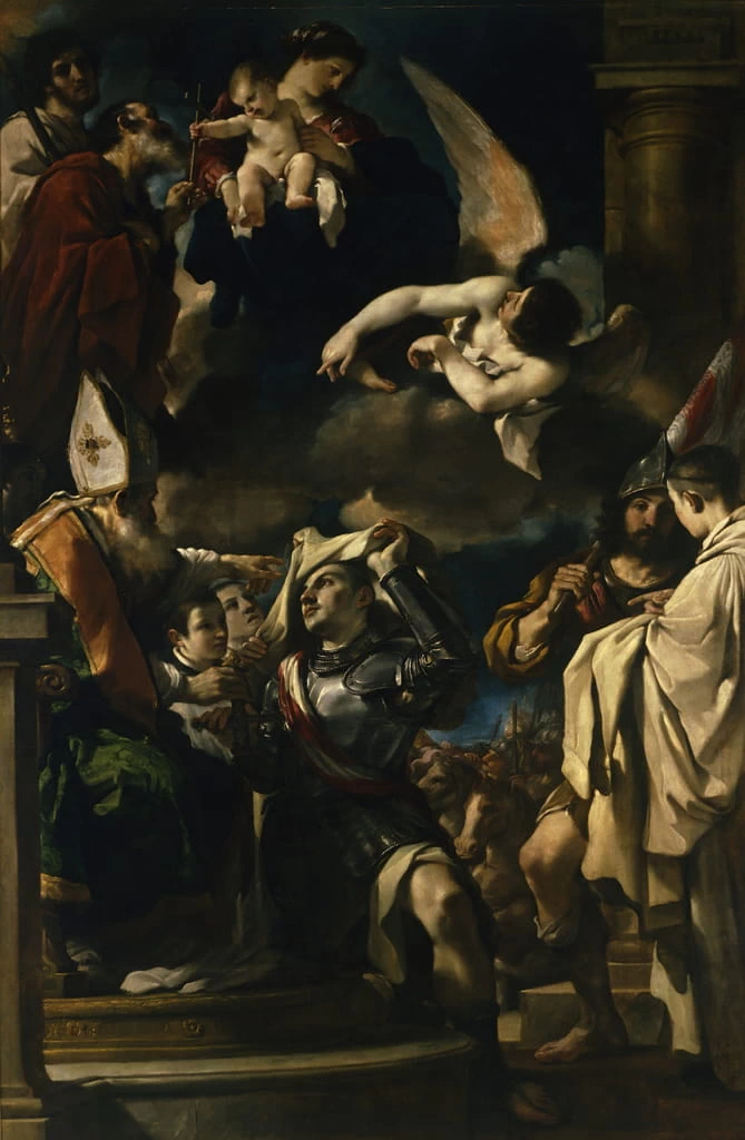 San Guglielmo d'Aquitania che riceve il cappuccio, 1620 - Pinacoteca Nazionale, Bologna